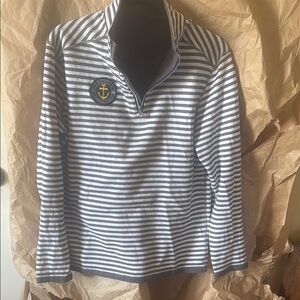 Disney Cruise Line Quarter-Zip Pullover with Anchor Patch